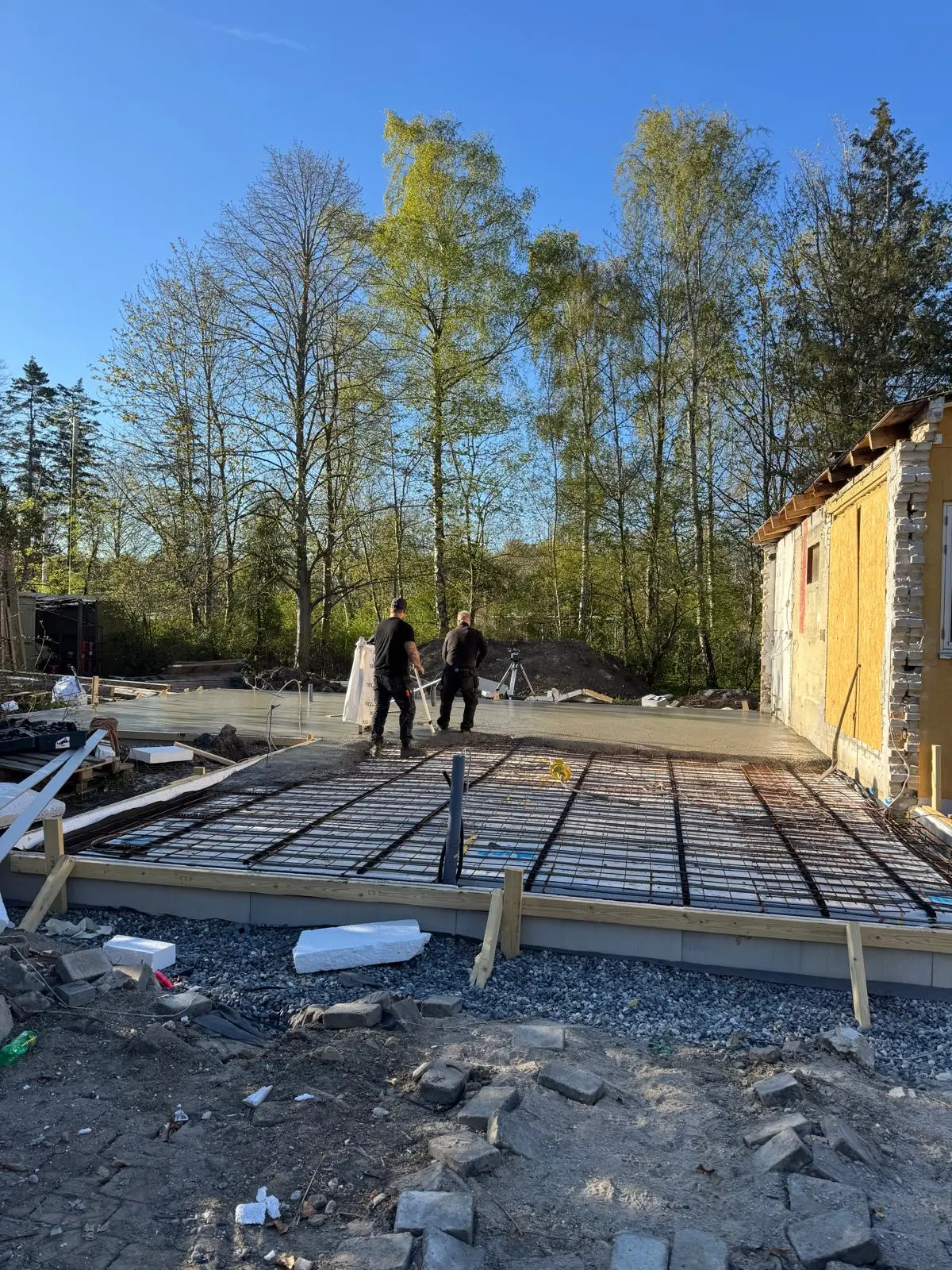 Tilbygning fra fundament til konstruktion – billede 3